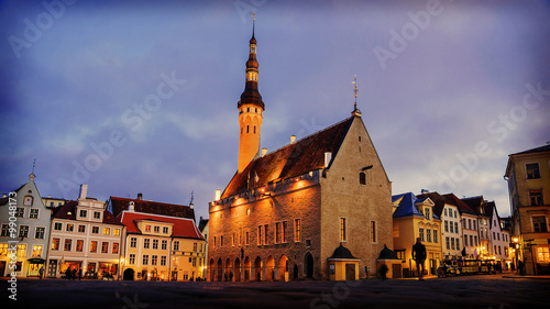 Town Hall Square in Tallinn, Estonia