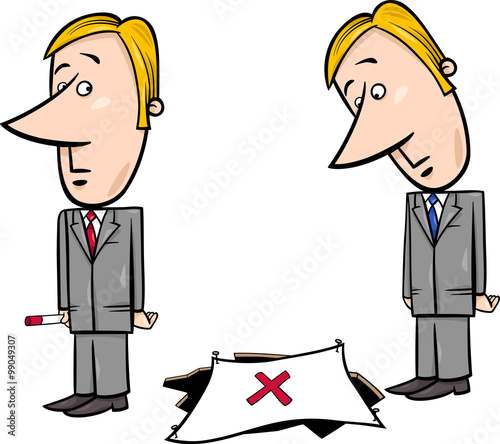 businessman and the trap