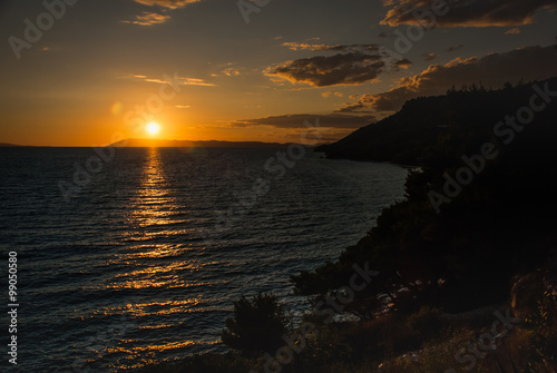 Sunrise over Adriatic Sea, Croatia © michaldziedziak