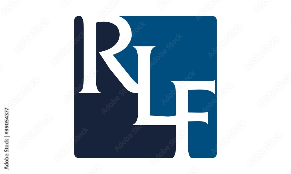 Fototapeta premium Letter RLF Modern Logo