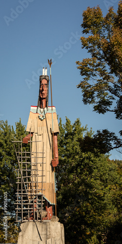 wooden native american