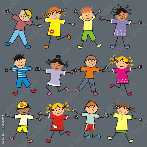 jumping children