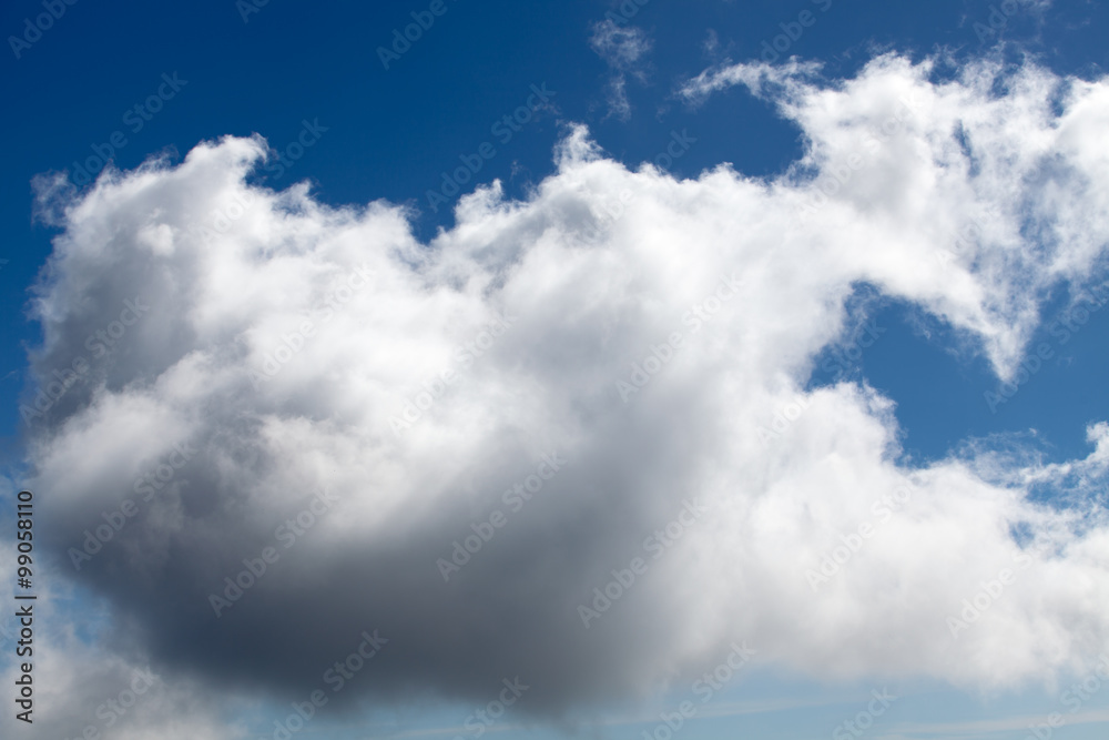 Obraz premium colorful dramatic sky with cloud at sunset