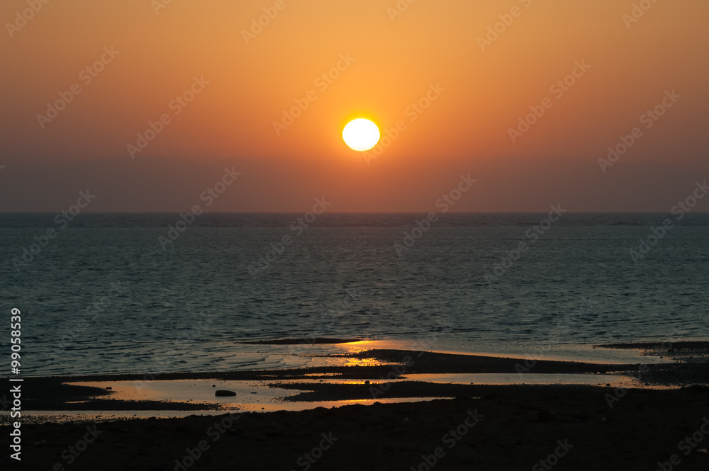 Sun set Red Sea