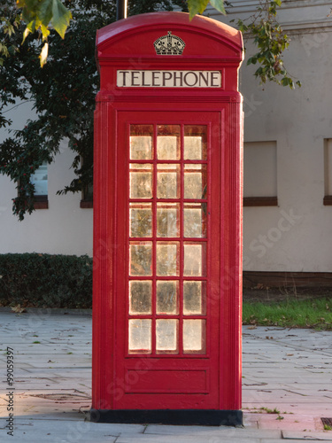 British telephone box