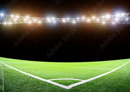 lights at night and big soccer stadium © Dmitry Perov
