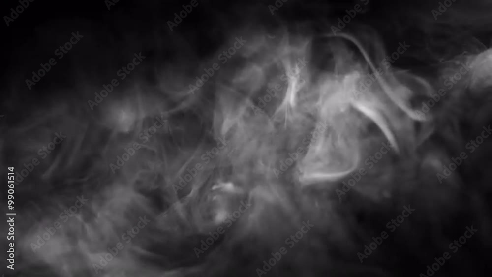 Smoky fog rises up into a beam of light. Recorded against a black background and intended as a stand alone shot or for compositing using a blending mode. Looping clip. Smoky fog rises up into a beam of light. Recorded against a black background and intended as a stand alone shot or for compositing using a blending mode. Looping clip.