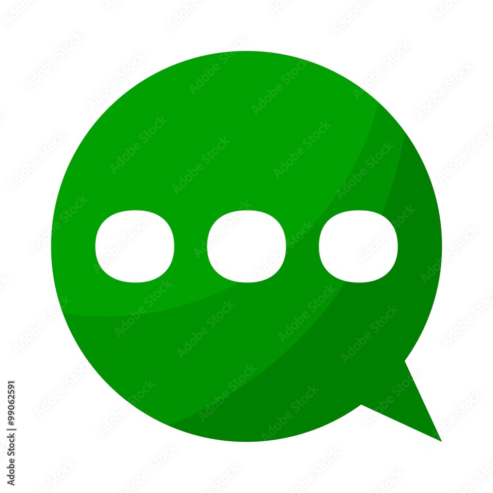 Green bubble Ellipsis punctuation Green bubble Ellipsis punctuation