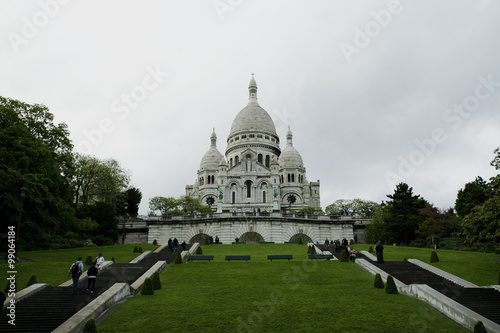 Cathedral of Montmartre in Paris, France 