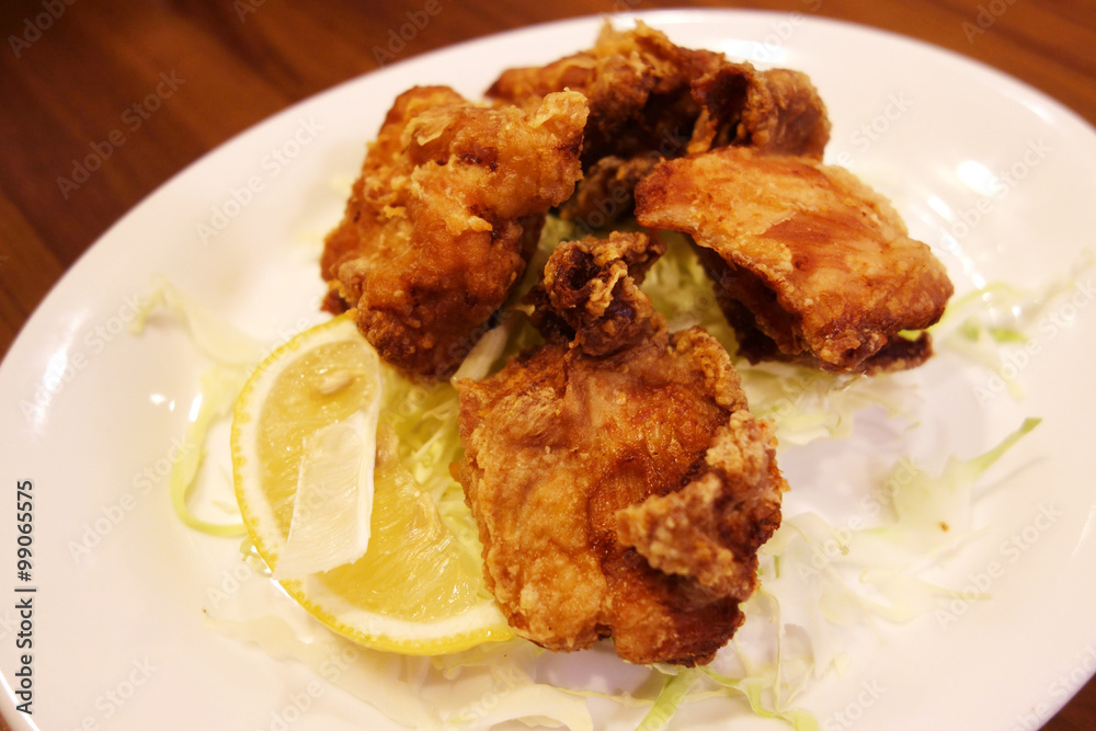 鶏の唐揚げ Fried chicken 鶏の唐揚げ Fried chicken