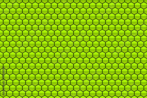 abstract green honeycomb pa...