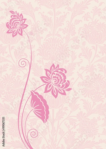 water lilies  wedding card design  India