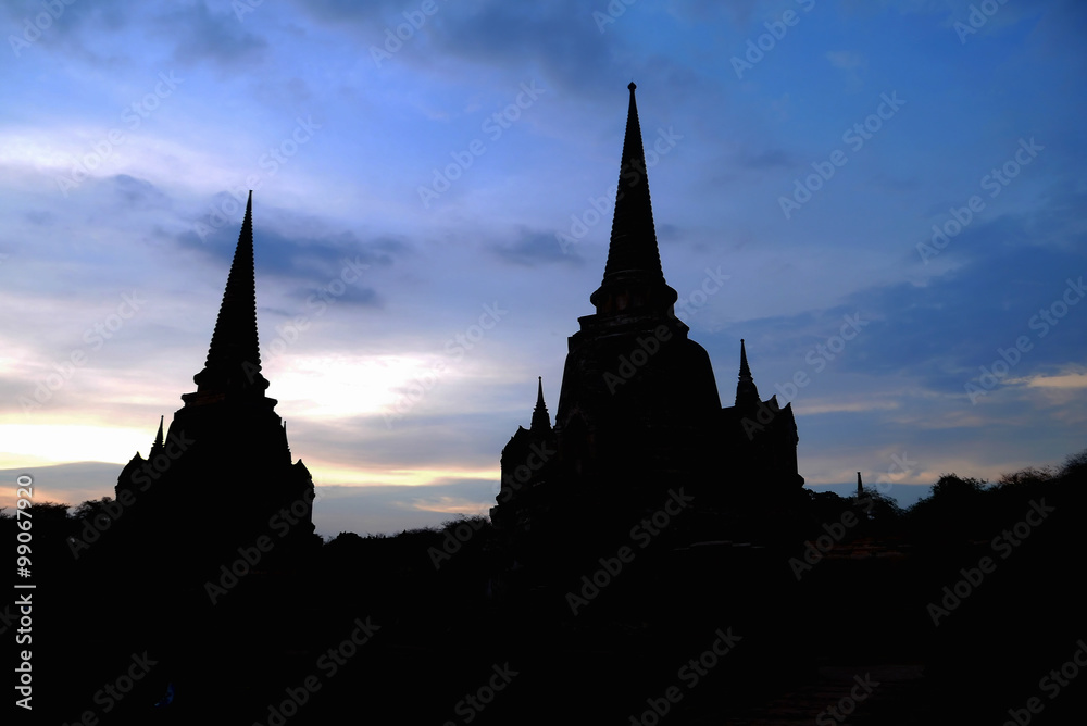 Wat Prasisanpeth temple thailand.