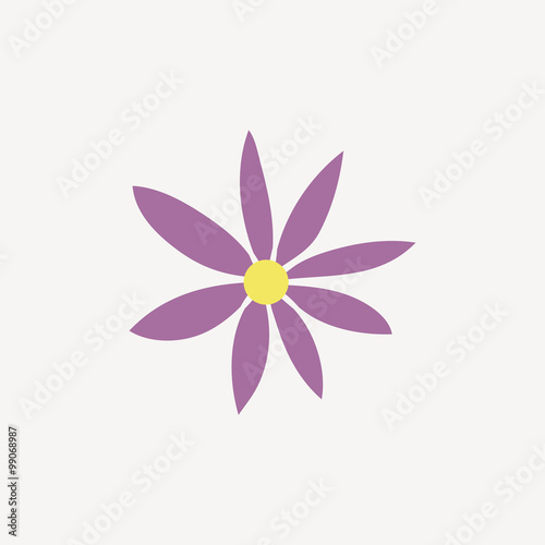 Abstract cute flower