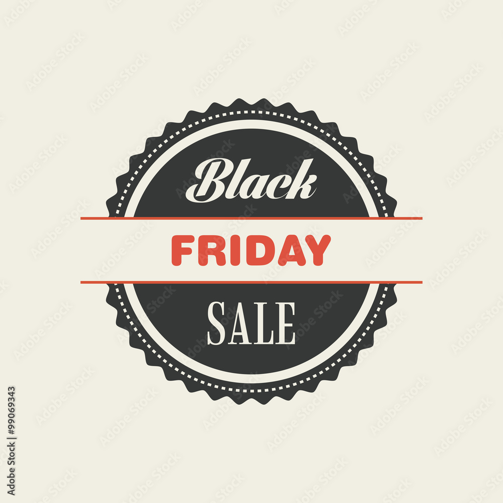 Black Friday Label Black Friday Label