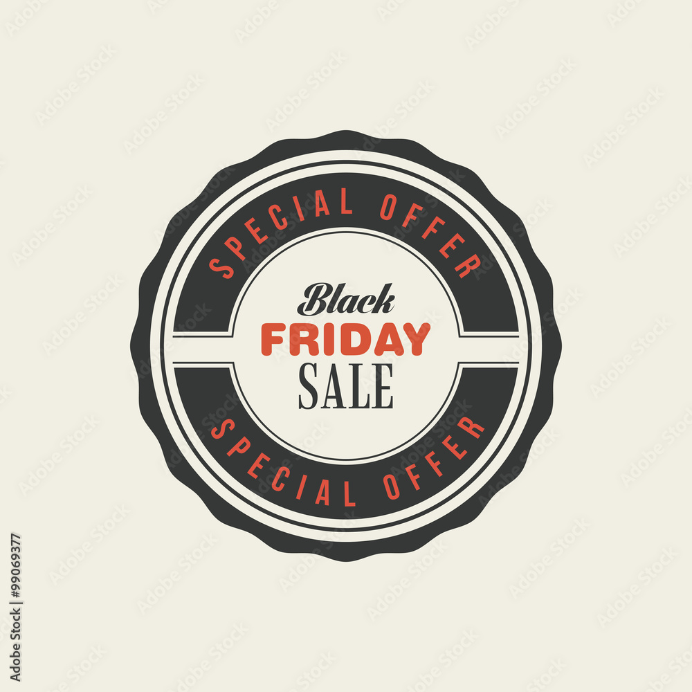 Black Friday Label