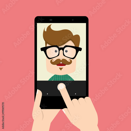 Cute Selfie background