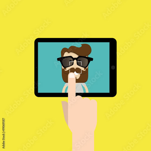 Cute Selfie background