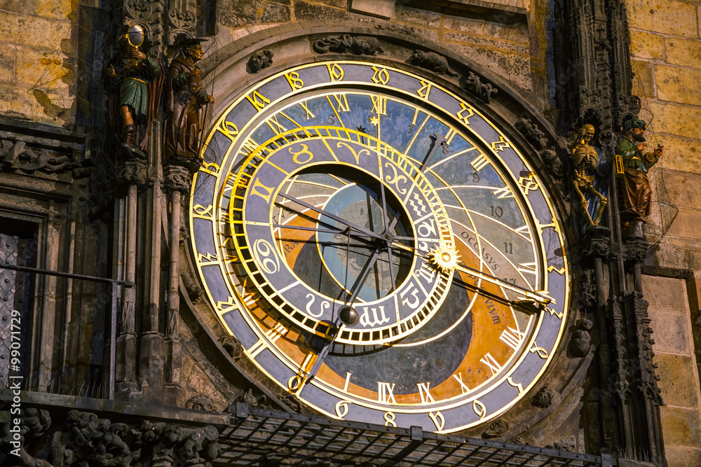 The Prague Astronomical Clock at Old City Hall