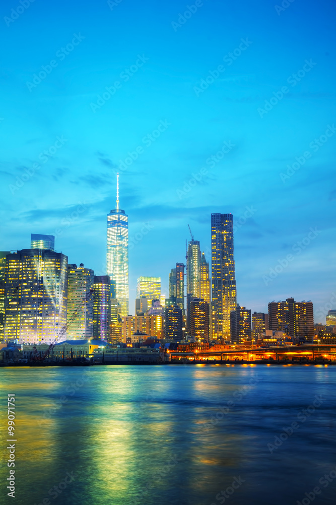 New York City aerial overview