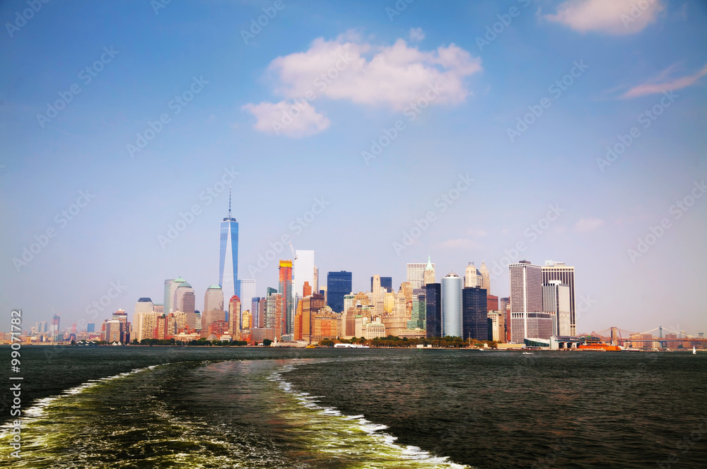 Manhattan downtown overview