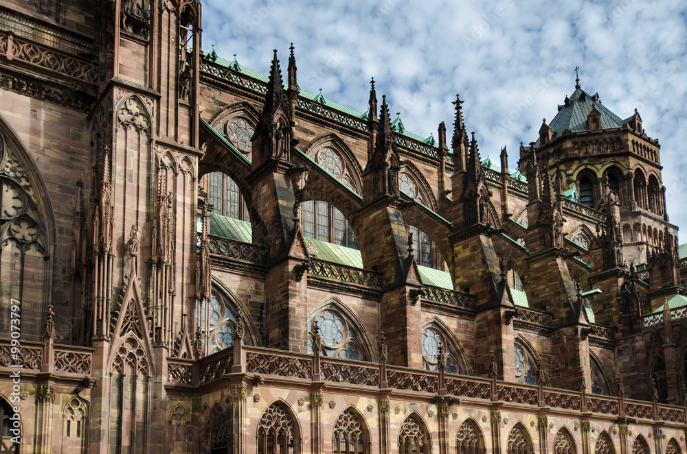Fototapeta premium Straßburg - Strassburger Münster