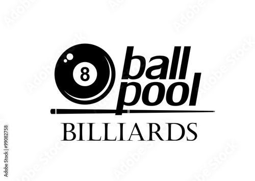 Billiards. 8 ball pool. 