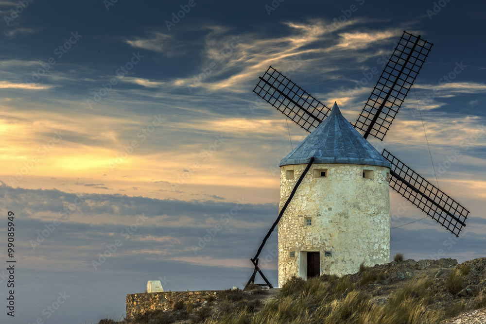Windmill. Consuegra. Castilla la Mancha. Spain