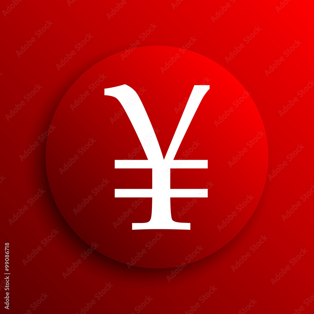 Fototapeta premium Yen icon