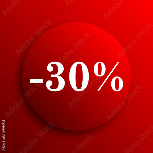 30 percent discount icon