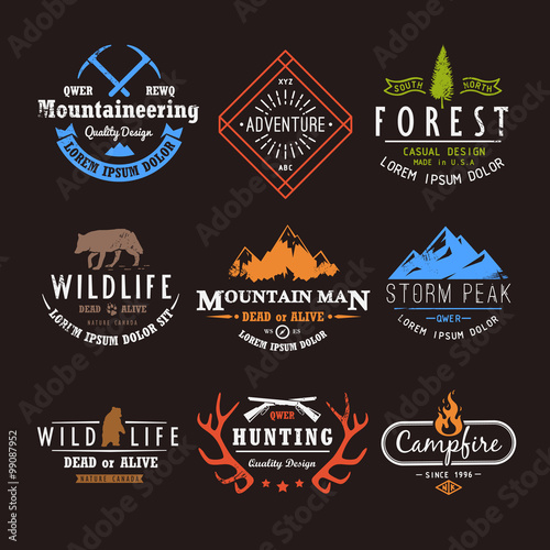 Set of premium vector labels part 4