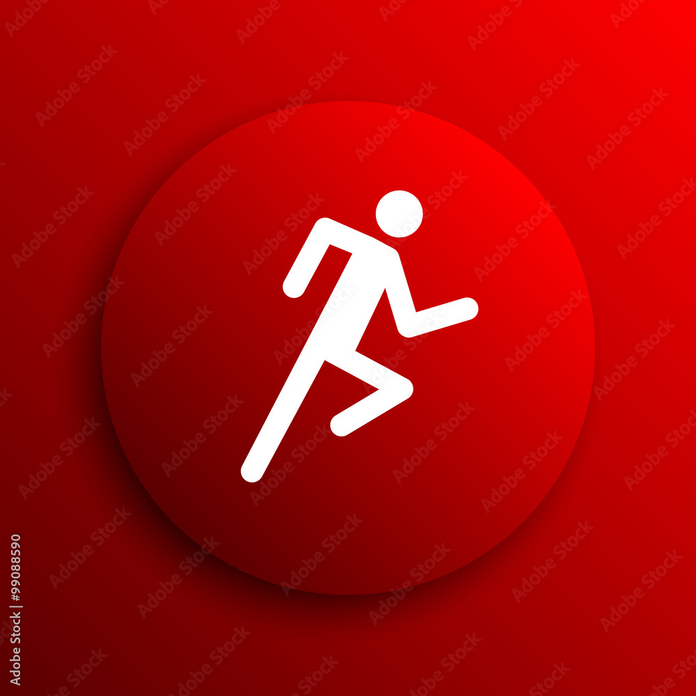 Running man icon Running man icon