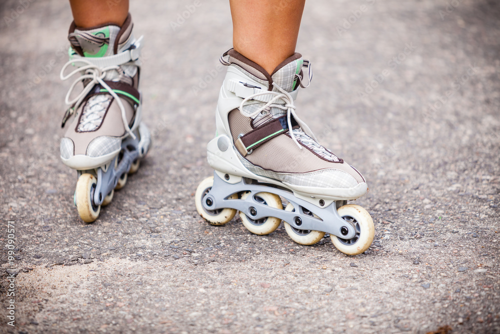 Enjoying roller skating rollerblading on inline skates. Enjoying roller skating rollerblading on inline skates.