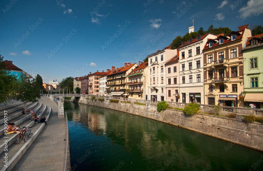 Old town of Ljubljana
