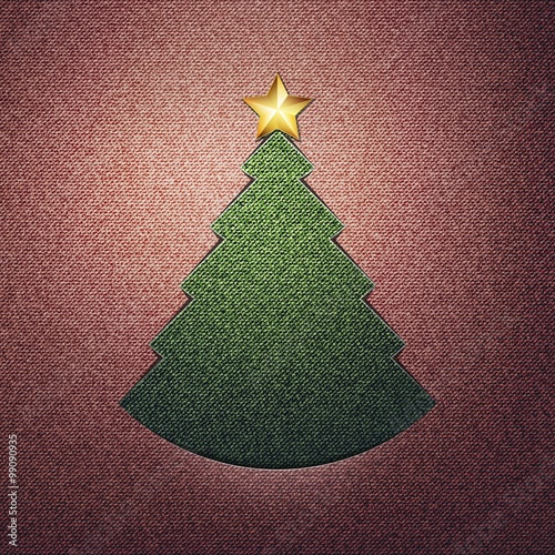 Xmas tree background photo