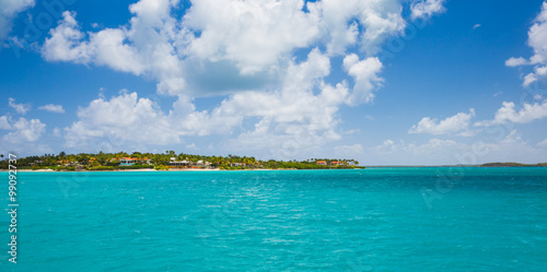 Fototapeta Naklejka Na Ścianę i Meble -  View of the islands of the Caribbean .