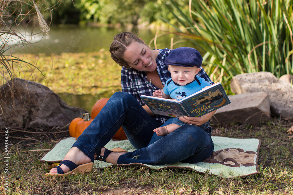 Mother and Child Reading Mother and Child Reading
