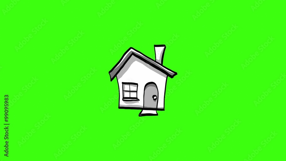 City Buildings House Animated Hand Drawn City Buildings House Animated Hand Drawn