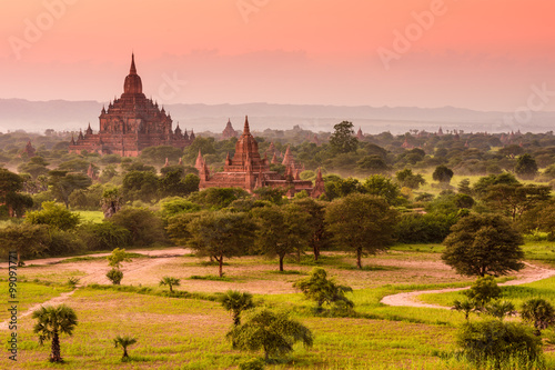 Fototapeta Bagan, Mynmar Archeological Zone