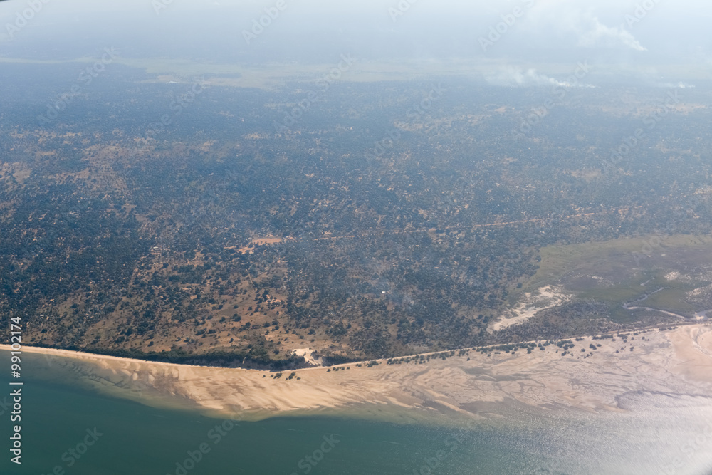 Inhambane Province Aerial View - Mozambique Inhambane Province Aerial View - Mozambique