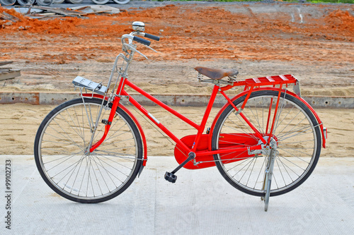 Retro styled image of a nineteenth century bicycle