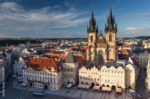 15 June 2014 : PRAGUE IN CZECH ,View from Prague astronomical