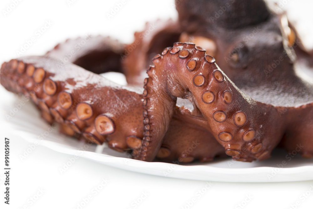 boiled octopus boiled octopus