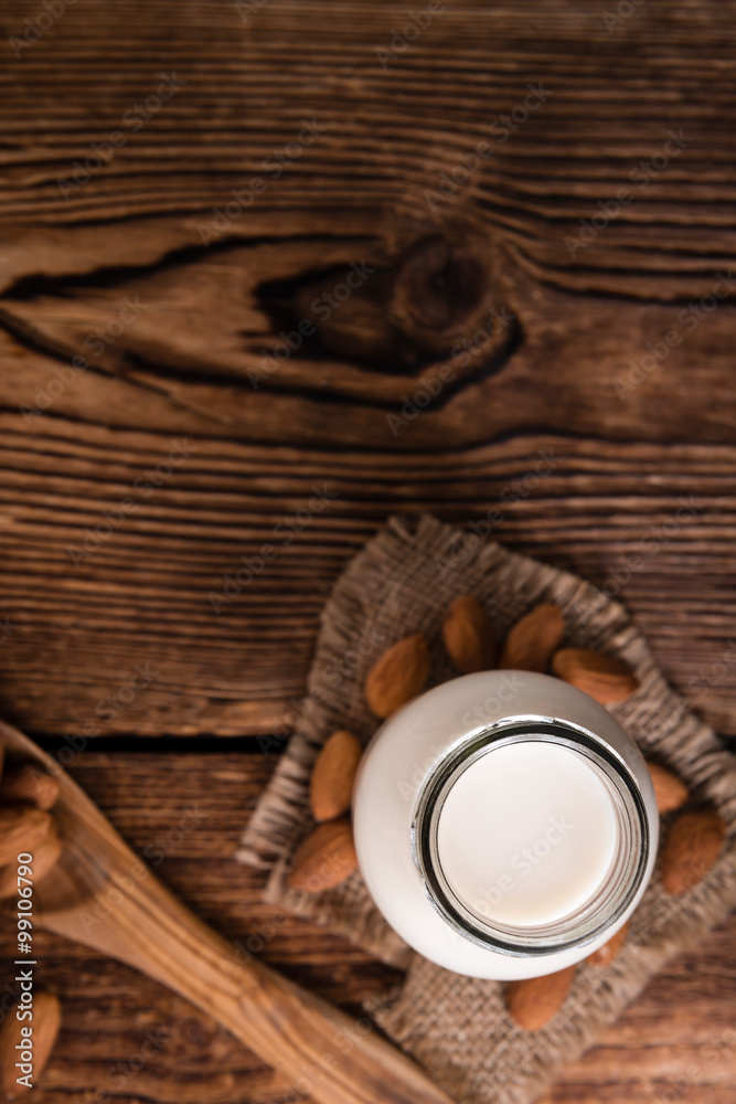 Tasty Almond Milk (selective focus) Tasty Almond Milk (selective focus)