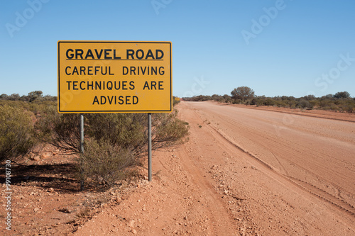 Australian Outback Road Sign