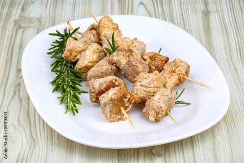 Chicken skewers