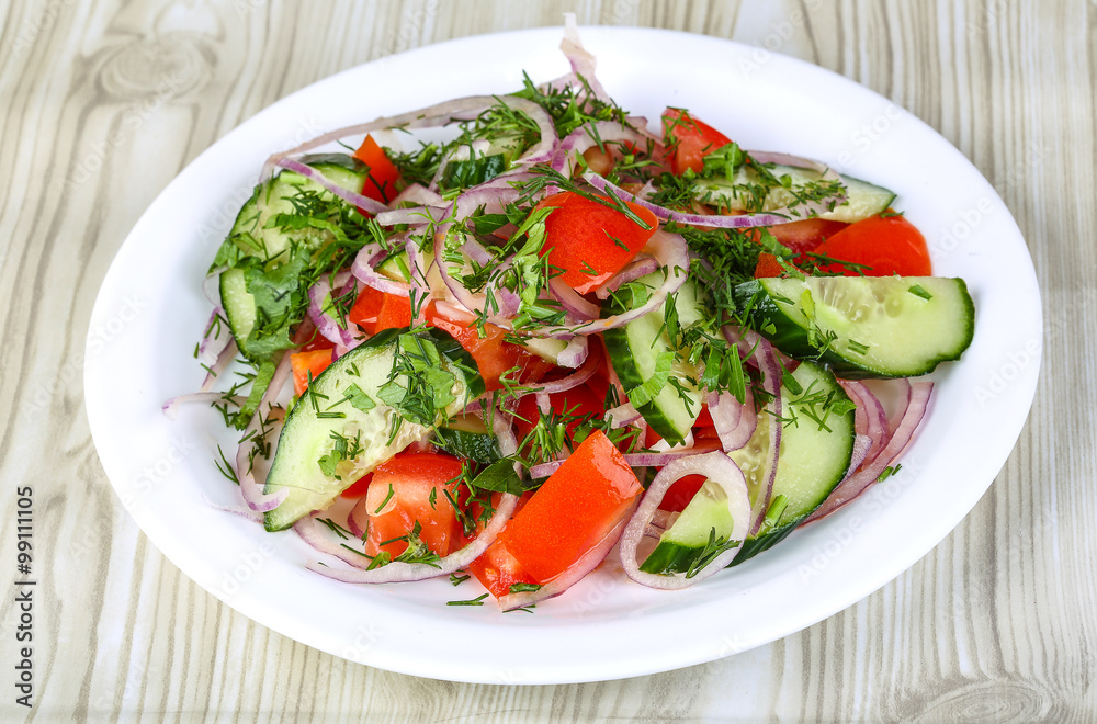 Vegetable salad Vegetable salad