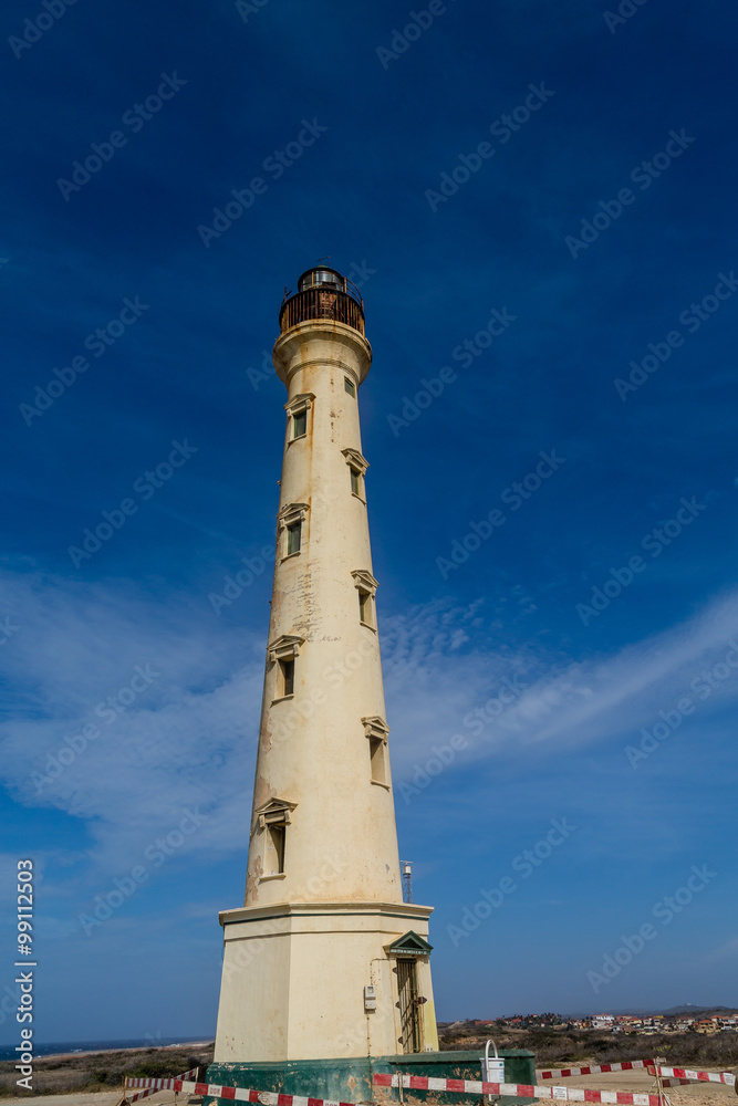 Aruba Lighthouse Under Nice Sky