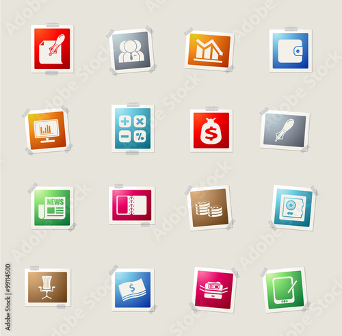 Business and Finance Web Icons
