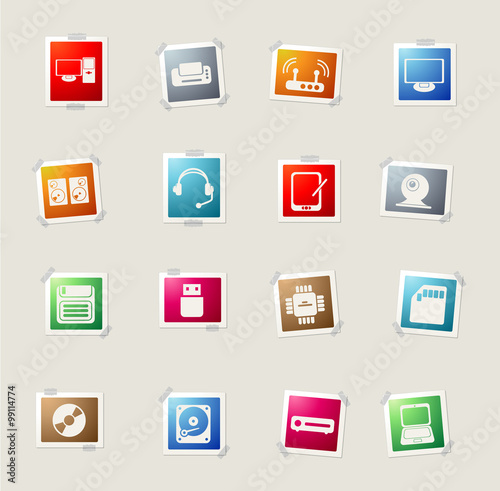 Computer equipment icons